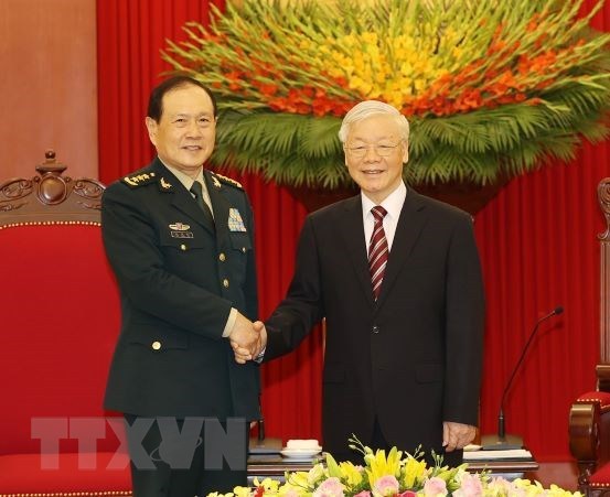 Party chief hosts Chinese Defence Minister